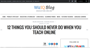 WizIQ Blogs